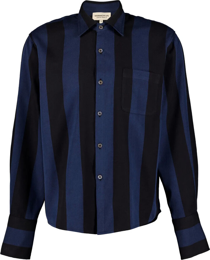 MARRAKSHI LIFE Striped Cotton Shirt