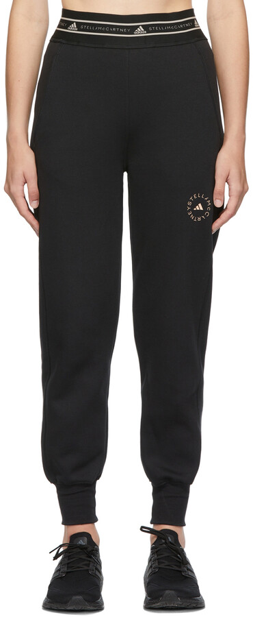adidas by Stella McCartney Black Logo SC Lounge Pants - ShopStyle Joggers &  Sweats