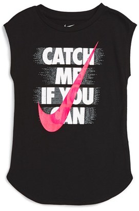 Nike Girl's 'Catch Me If You Can' Graphic Tank