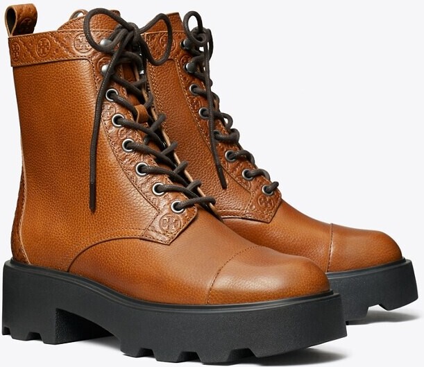 T Monogram Lug Boot