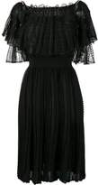 Thumbnail for your product : Alexander McQueen off the shoulder lace dress