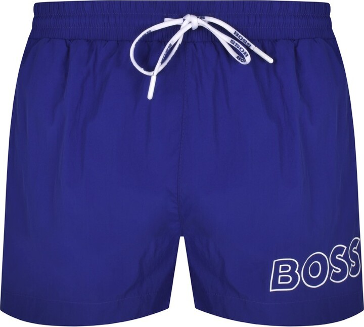 Boss Business BOSS Mooneye Swim Shorts Blue ShopStyle