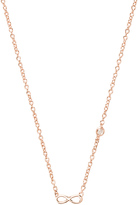 Thumbnail for your product : Sydney Evan Shy by Infinity Necklace with Diamond Bezel