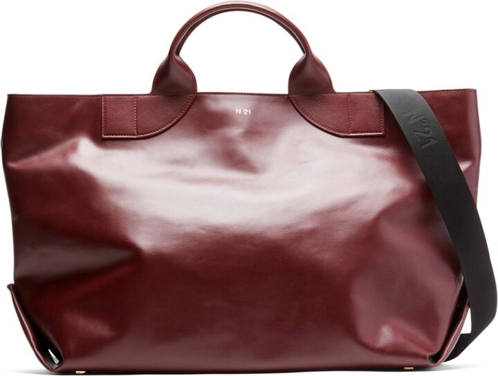 No.21 Large Leather Shopping Bag - ShopStyle