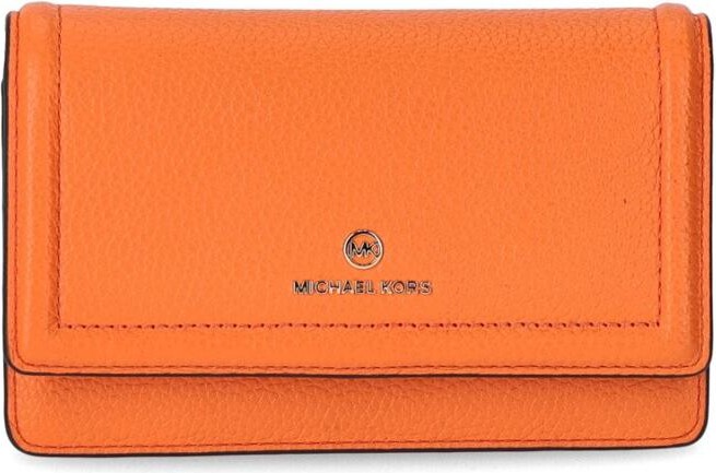 Michael Kors Jet Set Charm Phone Orange Crossbody Bag - ShopStyle
