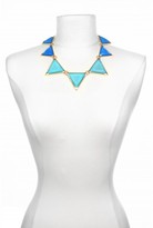Thumbnail for your product : Charm & Chain Piper Strand Aztec Blue Triangle Necklace