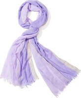 Thumbnail for your product : New York and Company Two-Tone Sparkle-Stripe Scarf