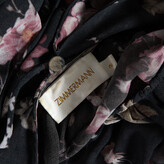 Thumbnail for your product : Zimmermann Multicolor Floral Printed Chiffon Pleated Unbridled Maxi Dress M