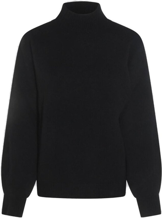 Malo Roll Neck Balloon-Sleeved Jumper