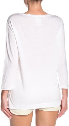 Jason Scott Solid 3/4 Sleeve Pocket T-Shirt