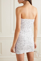 Thumbnail for your product : retrofete Heather Sequined Chiffon Mini Dress - White
