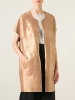 Thumbnail for your product : Sylvie Schimmel metallic short sleeve coat