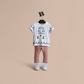Thumbnail for your product : Burberry Lady Print Cotton T-shirt