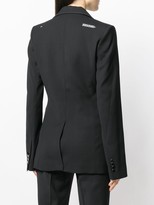 Thumbnail for your product : Off-White Slim Fit Contrast Stitching Blazer