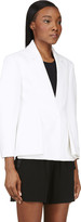 Thumbnail for your product : Alexander Wang White Tailored Sewn Lapel Blazer