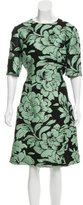 Thumbnail for your product : Lela Rose Jacquard Midi Dress