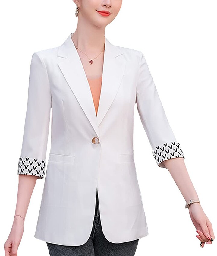 white blazer size 20