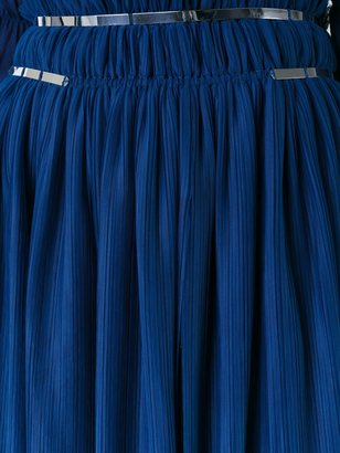 Jay Ahr silver-tone detail pleated skirt