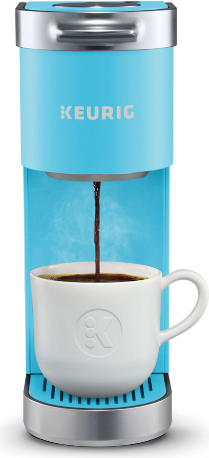 Keurig K-Mini Plus Single Serve K-Cup Pod Coffee Maker, Aqua:- Aqua