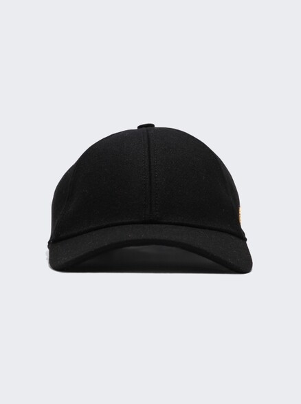 Saint Laurent Felt Baseball Cap Black - ShopStyle Hats