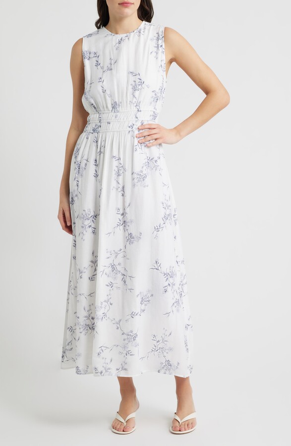 Cloth & Stone Floral Print Sleeveless Maxi Dress