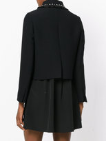 Thumbnail for your product : Miu Miu embellished Cady blazer