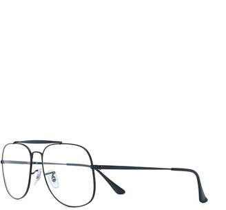 Ray-Ban aviator shaped glasses