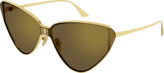 Thumbnail for your product : Balenciaga Logo Metal Cat-Eye Sunglasses