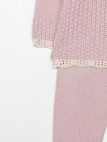 Thumbnail for your product : Paz Rodriguez Wool Lace Trim Pyjamas
