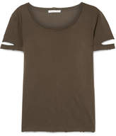 Thumbnail for your product : Helmut Lang Cutout Cotton-jersey T-shirt