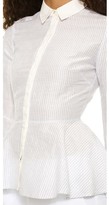 Thumbnail for your product : Marchesa Voyage Peplum Button Down