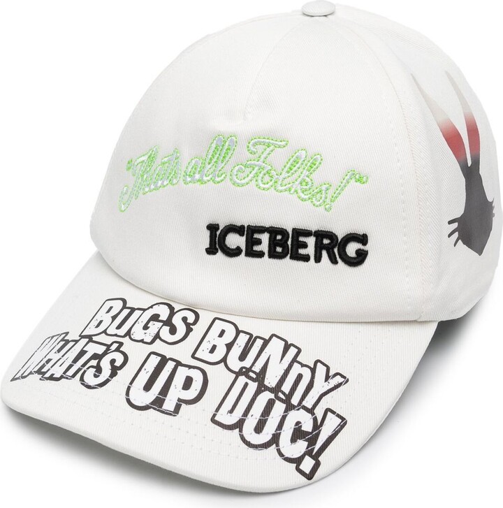 Iceberg Bugs Bunny logodetail baseball cap ShopStyle Hats