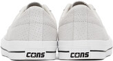 Thumbnail for your product : Converse Taupe Suede Perforated One Star Pro Low Sneakers