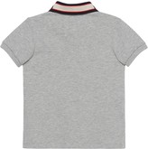 Thumbnail for your product : Gucci Children Children's cotton polo with Gucci stripe