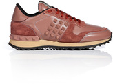 Thumbnail for your product : Valentino Leather Rockstud Sneakers Gr. 37