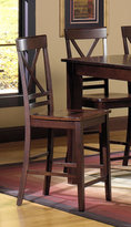Thumbnail for your product : Progressive Winston Espresso Counter Dining Chairs (Set of 2)