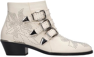 chloe susanna white boots