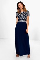 boohoo blue maxi dress