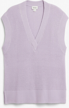 Monki Pullover knit vest - ShopStyle