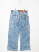 Thumbnail for your product : Versace Children Wide-Leg Denim Jeans