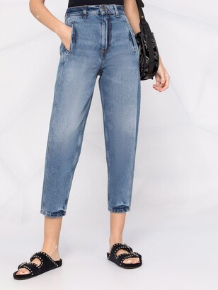 Twin-Set High-Waist Cropped Jeans