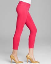 Thumbnail for your product : J Brand Jeans - 835 Luxe Sateen Mid Rise Crop in Wildflower
