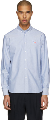 MAISON KITSUNÉ Blue Fox Patch Shirt