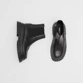Thumbnail for your product : Burberry Brogue Detail Leather Chelsea Boots