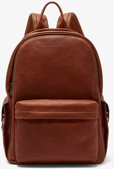 mens brown backpack