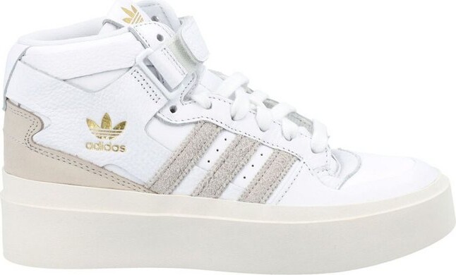 adidas White Leather Women's Shoes | ShopStyle