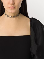 Thumbnail for your product : Yoko London 18kt white gold Mayfair Tahitian pearl and diamond necklace