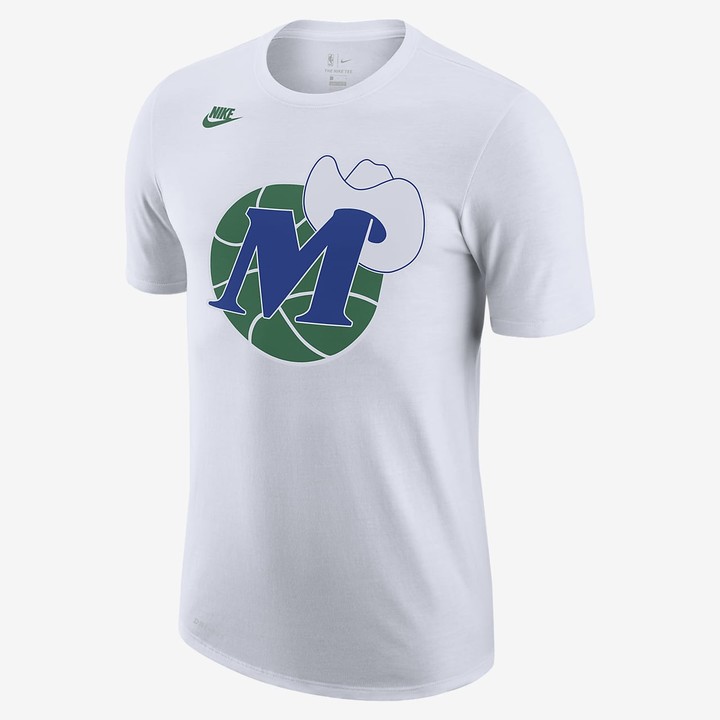Nike Men's Dri-FIT NBA T-Shirt Dallas Mavericks Classic Edition Logo ...