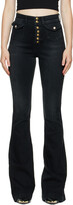 Thumbnail for your product : Versace Jeans Couture Black Crystal Flared Jeans