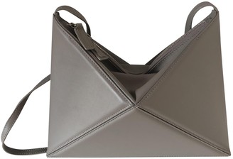 Mlouye Grey Leather Handbags